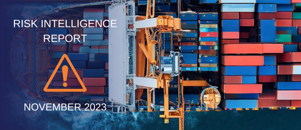 Risk Intelligence report | Maritime Security | November 2023 by ESS Maritime
